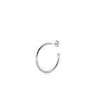 Stainless Steel Hoop Earrings for Men & Women, Gold & Silver Huggie Hoops, Hypoallergenic Everyday Jewelry