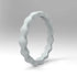 Diamond Cut Silicone Ring for Men – Textured Rubber Band with Geometric Facets, Durable & Stylish Fit