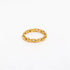 Gold Plated Dainty Link Chain Ring for Women, Stainless Steel, Stackable Minimalist Jewelry, Everyday Band