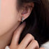 Twisted Rope Knot Stud Earrings – Stainless Steel Minimalist Design in Gold or Silver for Classic Everyday Style