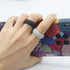Gyration Twist Silicone Ring for Men – Flexible Rubber Band with Unique Swirl Design, Lightweight & Comfortable