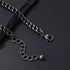 Men’s Antique Stainless Steel Bracelet – Heavy Cuban Link Chain with Box Clasp, Vintage Rugged Look