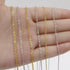 Stainless Steel 1.2mm Cable Chain Necklace in Gold & Silver, Durable Jewelry Chain for Men & Women