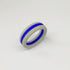 Triple Band Silicone Ring for Men – Sandwich Band For Women – Durable, Flexible Design with Distinctive Middle Stripe Accent