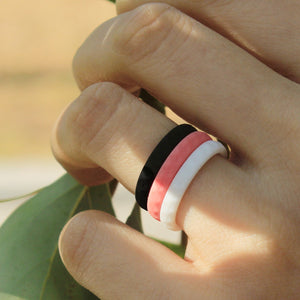 Diamond Cut Silicone Ring for Men – Textured Rubber Band with Geometric Facets, Durable & Stylish Fit