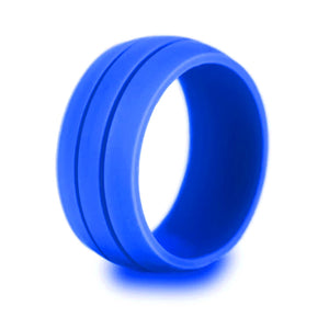 Classic 8.5MM Silicone Ring for Men – Durable Band For Women – Flexible Design with Sleek Dual Line for Everyday Comfort