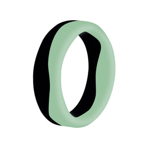Dual-Line Spiral Silicone Ring – Flexible, Waterproof & Stylish for Everyday Comfort