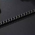 Men’s Antique Stainless Steel Bracelet – Heavy Cuban Link Chain with Box Clasp, Vintage Rugged Look