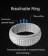 Gyration Twist Silicone Ring for Men – Flexible Rubber Band with Unique Swirl Design, Lightweight & Comfortable