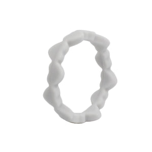 Heart-Shaped Silicone Ring for Women – Flexible, Lightweight & Stylish Wedding Band for Workout & Daily Wear