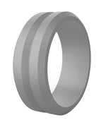 V Shape Silicone Ring for Men – Flexible Rubber Band with Center Cut, Ideal for Work, Gym, and Outdoor Activities