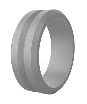 V Shape Silicone Ring for Men – Flexible Rubber Band with Center Cut, Ideal for Work, Gym, and Outdoor Activities