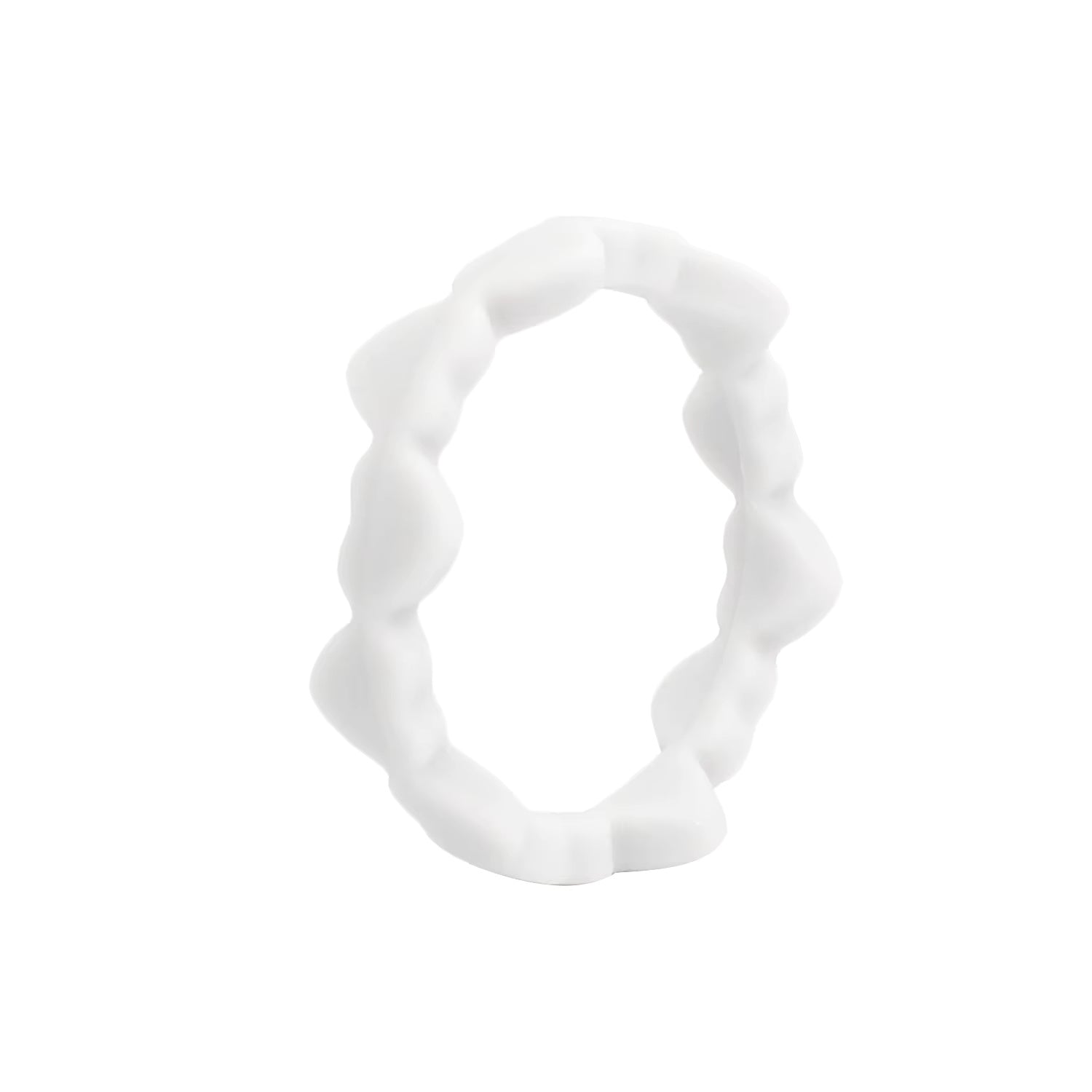 Heart-Shaped Silicone Ring for Women – Flexible, Lightweight & Stylish Wedding Band for Workout & Daily Wear