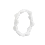 Heart-Shaped Silicone Ring for Women – Flexible, Lightweight & Stylish Wedding Band for Workout & Daily Wear