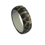 Leopard Print Silicone Ring for Women – Stylish, Lightweight Rubber Band with Wild Vibes for Everyday Adventures