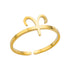 Adjustable Zodiac Ring for Women, 12 Constellations Aesthetic Stainless Steel Rings in Gold & Silver, Horoscope Jewelry
