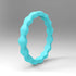 Diamond Cut Silicone Ring for Men – Textured Rubber Band with Geometric Facets, Durable & Stylish Fit