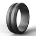 V Shape Silicone Ring for Men – Flexible Rubber Band with Center Cut, Ideal for Work, Gym, and Outdoor Activities
