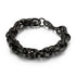 Men’s Black Cuban Link Stainless Steel Bracelet – Bold, Durable, Stylish Jewelry for Everyday Wear