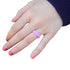 5.7MM Silicone Ring with Sparkling CZ Diamond – Lightweight, Flexible & Stylish Band for Everyday Comfort