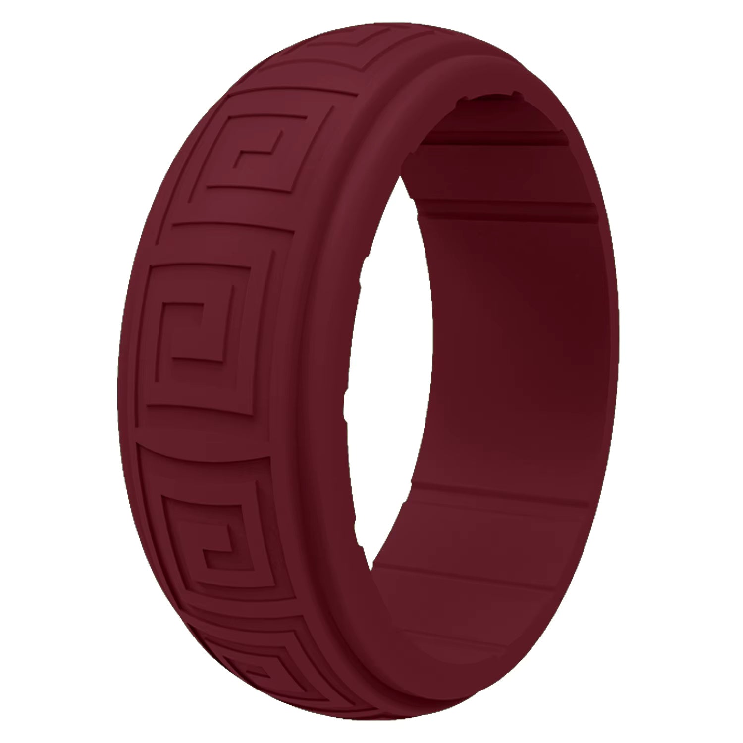 Gyration Twist Silicone Ring for Men – Flexible Rubber Band with Unique Swirl Design, Lightweight & Comfortable