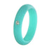 5MM Silicone Ring with Sparkling CZ Diamond – Slim, Flexible & Stylish Alternative for Active Lifestyles