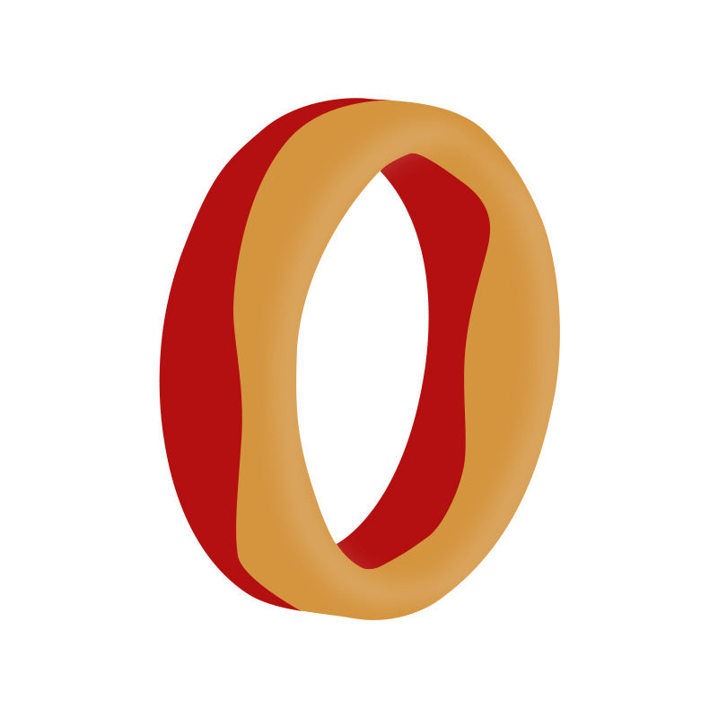 Dual-Line Spiral Silicone Ring – Flexible, Waterproof & Stylish for Everyday Comfort