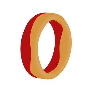 Dual-Line Spiral Silicone Ring – Flexible, Waterproof & Stylish for Everyday Comfort