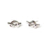 Twisted Rope Knot Stud Earrings – Stainless Steel Minimalist Design in Gold or Silver for Classic Everyday Style