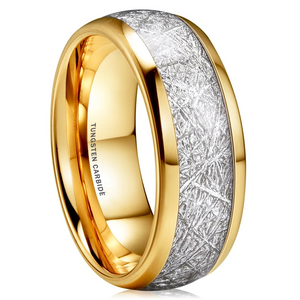 8mm Frost Silk Texture Tungsten Carbide Ring – Unisex Matte Wedding Band – Durable and Modern Comfort Fit