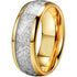 8mm Frost Silk Texture Tungsten Carbide Ring – Unisex Matte Wedding Band – Durable and Modern Comfort Fit