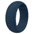 Gyration Twist Silicone Ring for Men – Flexible Rubber Band with Unique Swirl Design, Lightweight & Comfortable