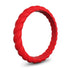 Twist Design Silicone Ring for Men – Soft Rubber Spiral Band, Flexible & Durable, Perfect for Active Lifestyles