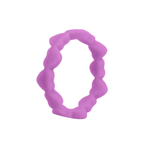 Heart-Shaped Silicone Ring for Women – Flexible, Lightweight & Stylish Wedding Band for Workout & Daily Wear