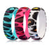 Trendy Silicone Leopard Pattern Ring – Soft Flexible Band with Embossed Animal-Inspired Texture for Daily Comfort