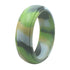 Men's Edge Silicone Ring – Stylish Comfort Fit Wedding Band with Dual Finish Design for Workout & Everyday Wear