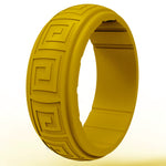 Gyration Twist Silicone Ring for Men – Flexible Rubber Band with Unique Swirl Design, Lightweight & Comfortable