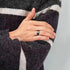 8mm Tungsten Carbide Ring for Men with Black Carbon Fiber Inlay – Available in Blue or Silver Finish – Wedding Band