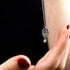 Multi Color CZ Hot Air Balloon Sterling Silver Necklace