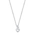 Classic Heart Pendant Sterling Silver Necklace – Minimalist Dainty Jewelry for Everyday Wear and Gift Giving