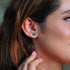 Marcasite Daisy Sterling Silver Stud Earrings