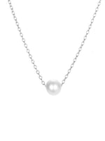 Stainless Steel Imitation Pearl Necklace – Waterproof Minimalist Design in Gold, Silver & Rose Gold Colors