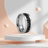 Silver Spinner Chain Ring – Stainless Steel Punk Band