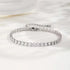 Stainless Steel CZ Tennis Bracelet – Elegant Sparkling Chain Jewelry for Everyday Luxury and Special Occasions