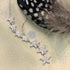 Pave CZ Falling Star Sterling Silver Necklace