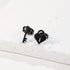 Stainless Steel Heart Lock & Key Stud Earrings – Romantic Minimalist Jewelry for Everyday Style and Gifting