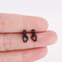 Heart Outline Hand Stud Earrings – 304 Stainless Steel Minimalist Earrings for Women, Cute Everyday Jewelry
