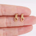 Heart Outline Hand Stud Earrings – 304 Stainless Steel Minimalist Earrings for Women, Cute Everyday Jewelry