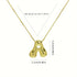 Bubble Letter Pendant Necklace in Stainless Steel – Trendy Minimalist Initial Jewelry for Everyday Style