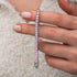 Pink Zircon Tennis Bracelet with Feminine Sparkle
